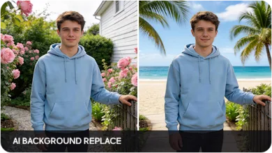 AI Background Replace